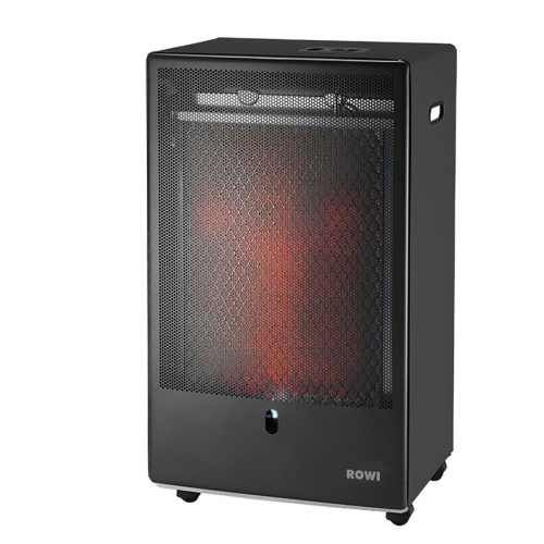 Каталічний газовий нагрівач Rowi HGK 3400/2 K Pro Black HGK3400PB + Газовий балон Б/В 7л