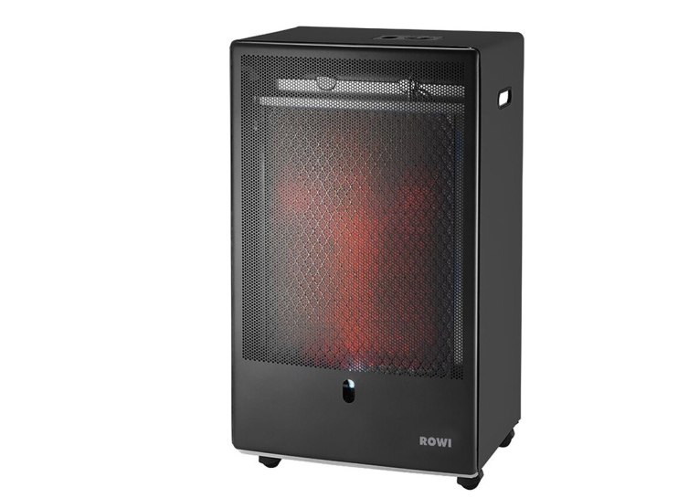 Каталічний газовий нагрівач Rowi HGK 3400/2 K Pro Black HGK3400PB + Газовий балон Б/В 7л