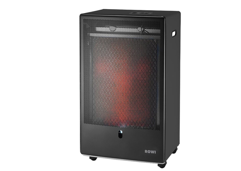 Каталічний газовий нагрівач Rowi HGK 3400/2 K Pro Black HGK3400PB + Газовий балон Б/В 7л