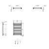 Рушникосушка Terma 1185x530 Marlin One WWMRN118053KS95E8U