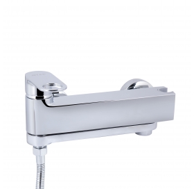 Смеситель для ванны Qtap Jay с поворотным изливом (с душевым гарнитуром) Chrome QTJAY260CRM45542