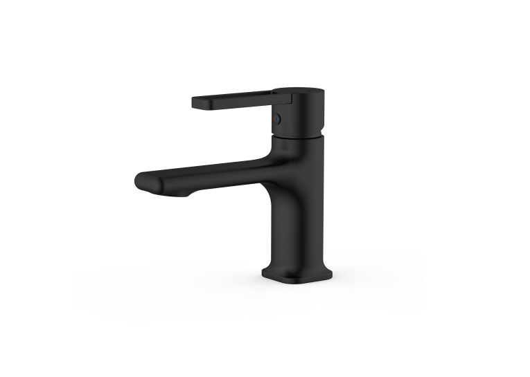 Змішувач для раковини Qtap Taurus Black Matt QTTAU270BLM45660