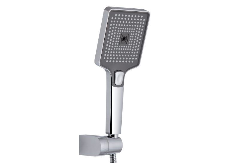 Смеситель для ванной Qtap Aries (с душевым гарнитуром) Chrome QTARI259CRM45559