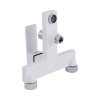 Змішувач для ванни Qtap Gemini (з душовим гарнітуром) Chrome/White QTGEM259CRW45683