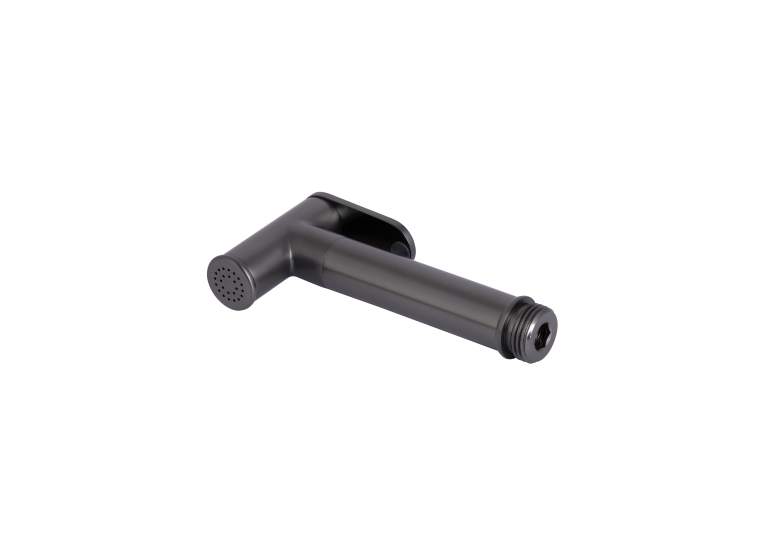Набор для гігієнічного душу Qtap Slavonice округлий Gunmetal Black PVD QTSLA262GMB45916
