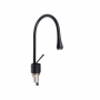 Смеситель для раковины Qtap Virgo Black Matt с поворотным изливом QTVIR1066103B