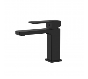 Змішувач для раковини Qtap Gemini Black Matt QTGEM270BLM45674