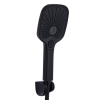 Змішувач для ванни Qtap Gemini (з душовим гарнітуром) Black Matt QTGEM259BLM45682