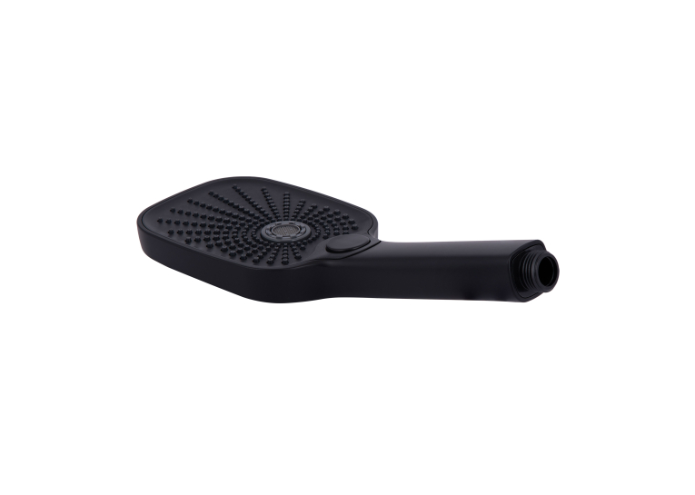 Змішувач для ванни Qtap Gemini (з душовим гарнітуром) Black Matt QTGEM259BLM45682