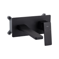 Смеситель для раковины Qtap Gemini скрытого монтажа Black Matt QTGEM273BLM45694