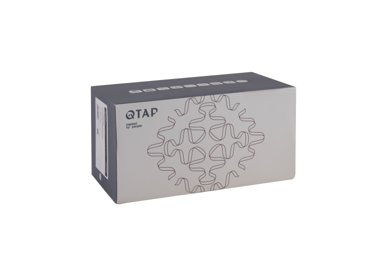 Змішувач для раковини Qtap Gemini прихованого монтажу Black Matt QTGEM273BLM45694