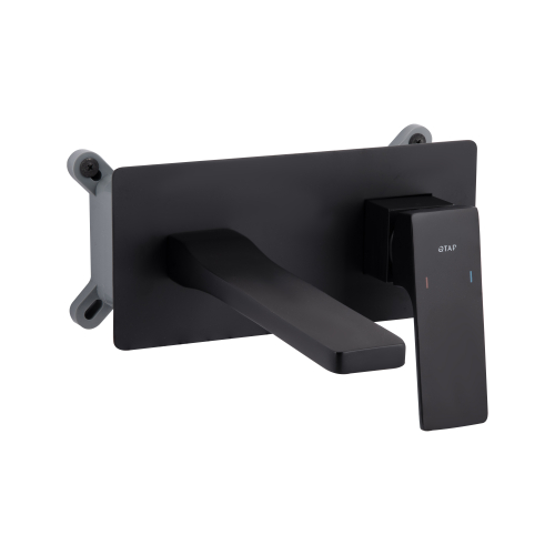 Змішувач для раковини Qtap Gemini прихованого монтажу Black Matt QTGEM273BLM45694