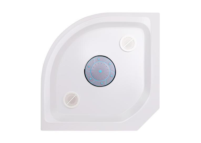 Душовий бокс Lidz Tani SB90x90.SAT.LOW.FR, скло Frost 4 мм