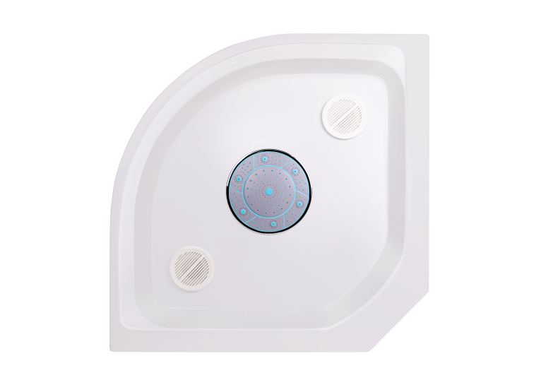 Душовий бокс Lidz Tani SB90x90.SAT.LOW.FR, скло Frost 4 мм