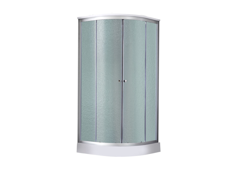 Душовий бокс Lidz Tani SB90x90.SAT.LOW.FR, скло Frost 4 мм