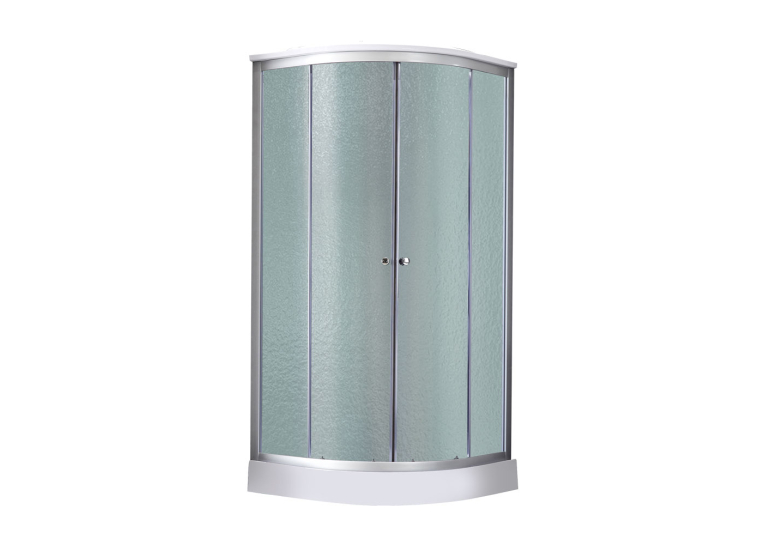 Душовий бокс Lidz Tani SB90x90.SAT.LOW.FR, скло Frost 4 мм