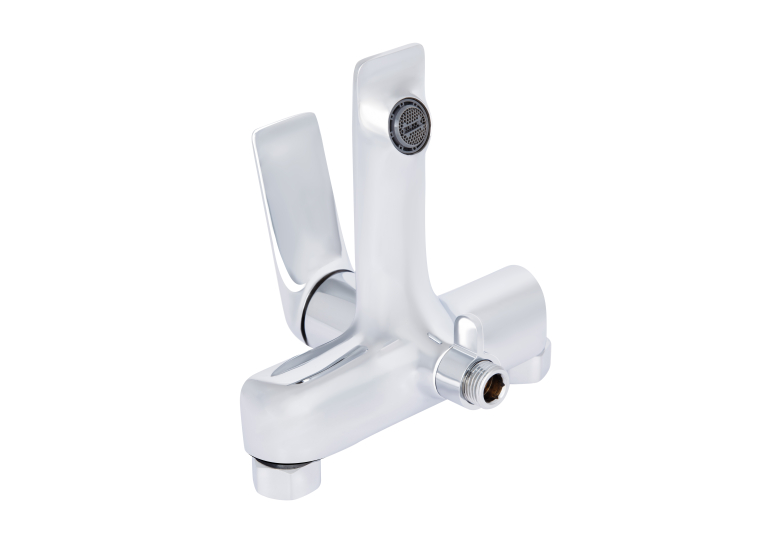 Змішувач для ванни Qtap Vlasta New (з душовим гарнітуром) Chrome QTVLA259CRM45642
