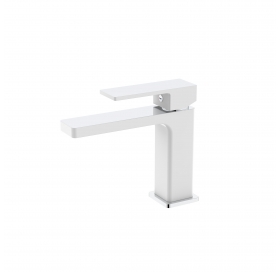 Змішувач для раковини Qtap Gemini Chrome/White QTGEM270CRW45675