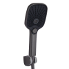 Змішувач для ванни Qtap Gemini (з душовим гарнітуром) Gunmetal Black PVD QTGEM259GMB45684