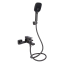 Змішувач для ванни Qtap Gemini (з душовим гарнітуром) Gunmetal Black PVD QTGEM259GMB45684