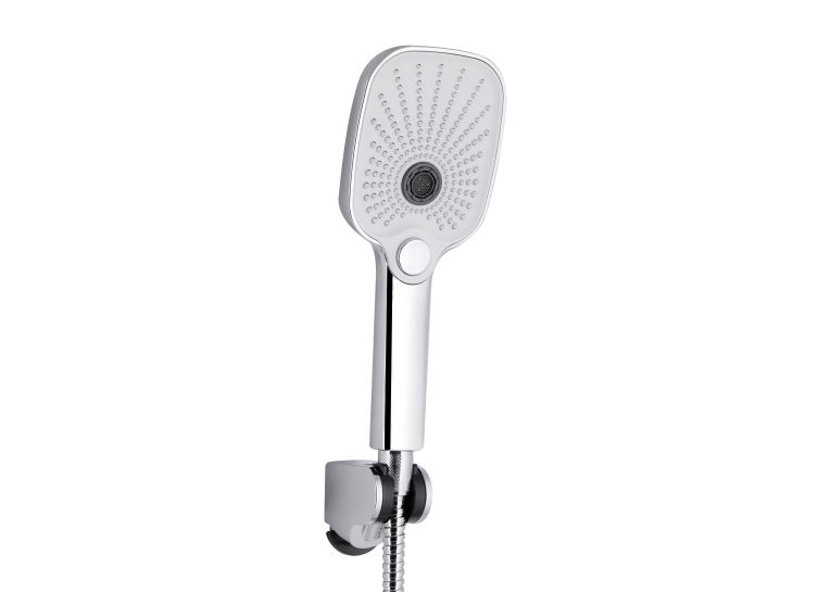 Змішувач для ванни Qtap Gemini Loopi з поворотним виливом (з душовим гарнітуром) Chrome QTGEM260CRM45701