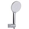 Змішувач для ванни Qtap Jay (з душовим гарнітуром) Chrome/White QTJAY259CRW45553