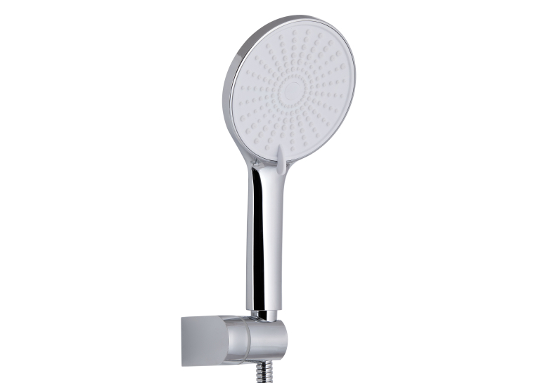 Змішувач для ванни Qtap Jay (з душовим гарнітуром) Chrome/White QTJAY259CRW45553