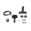 Змішувач для ванни Qtap Vlasta New (з душовим гарнітуром) Gunmetal Black PVD QTVLA259GMB45643