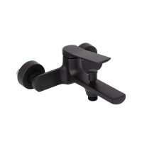 Змішувач для ванни Qtap Slavonice Black Matt QTSLA259BLM45918