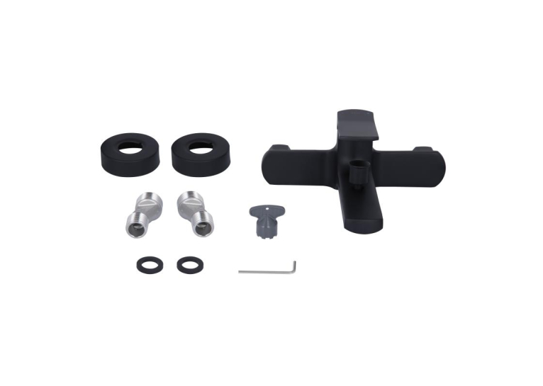 Змішувач для ванни Qtap Slavonice Black Matt QTSLA259BLM45918