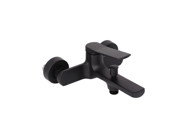 Змішувач для ванни Qtap Slavonice Black Matt QTSLA259BLM45918