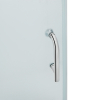 Душевая кабина Lidz Wawel SC100x80.SAT.LOW.FR, стекло Frost 5 мм без поддона LWASC10080SATLOWFR2