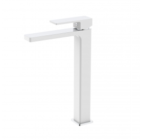 Змішувач для раковини Qtap Gemini високий QTGEM269CRW45679 Chrome/White