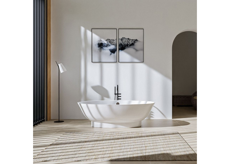 Ванна из искусственного камня Studio Stone "Seine"181*99 SEI181099