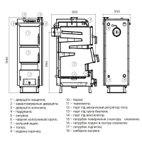 Котел твердотопливный стальной Thermo Alliance Vulcan V 4.0 SF 15 VSF15V40