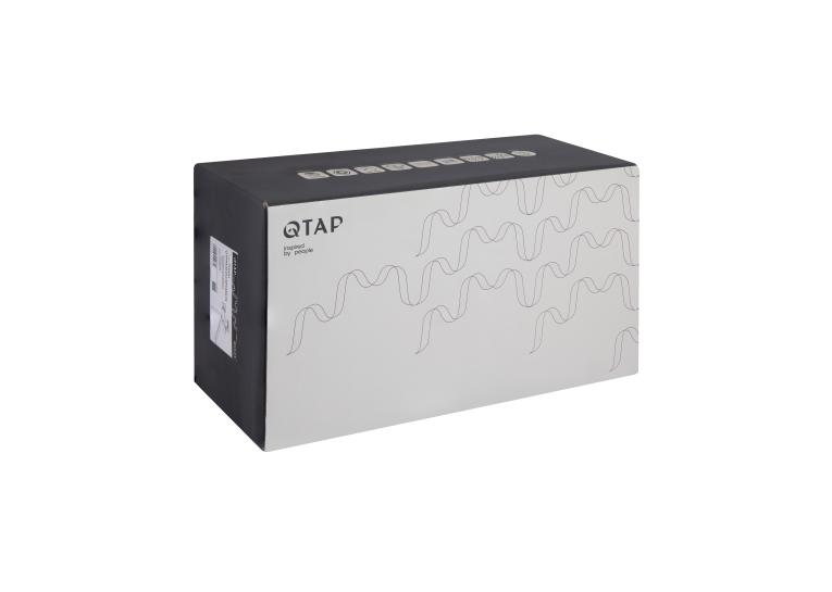 Смеситель для ванны Qtap Presto с длинным поворотным изливом (с душевым гарнитуром) Chrome QTPRE2601CRM45573