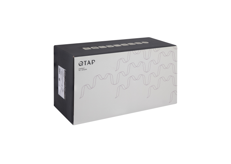 Смеситель для ванны Qtap Presto с длинным поворотным изливом (с душевым гарнитуром) Chrome QTPRE2601CRM45573