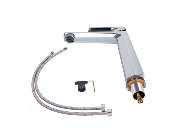 Змішувач для раковини Qtap Matice Chrome високий QTMAT1063H103C