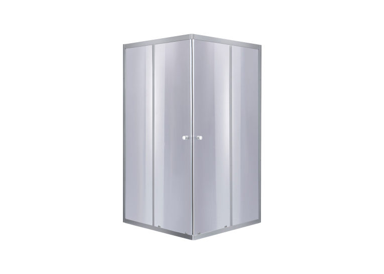 Душова кабіна Lidz Wawel SC80x80.SAT.LOW.GR, скло тоноване 4 мм без піддона LWASC8080SATLOWGR2