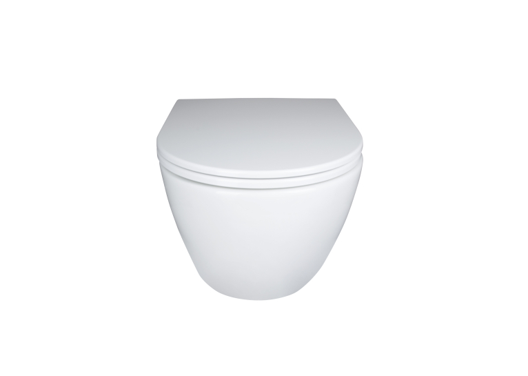 Унітаз підвісний Qtap Robin New безободковий з сидінням Soft-close QT1333046EUQW