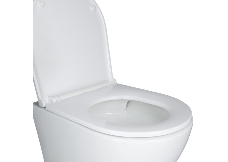 Унітаз підвісний Qtap Robin New безободковий з сидінням Soft-close QT1333046EUQW