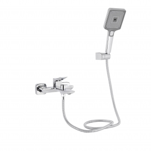 Змішувач для ванни Qtap Presto (з душовим гарнітуром) Chrome QTPRE259CRM45574