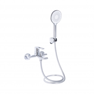 Змішувач для ванни Qtap Taurus (з душовим гарнітуром) Chrome QTTAU259CRM45661