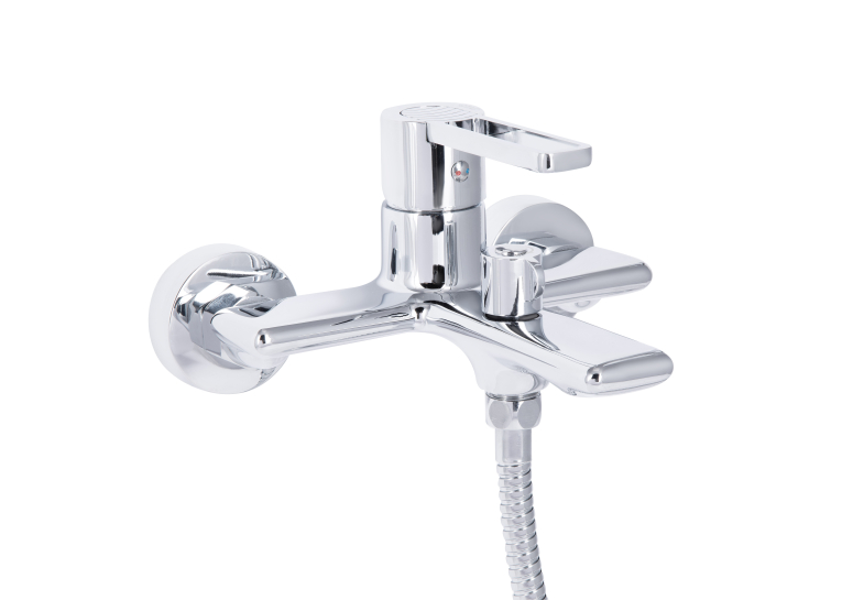 Змішувач для ванни Qtap Taurus (з душовим гарнітуром) Chrome QTTAU259CRM45661
