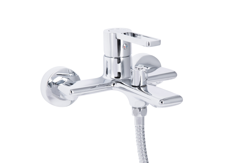 Змішувач для ванни Qtap Taurus (з душовим гарнітуром) Chrome QTTAU259CRM45661