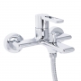 Смеситель для ванной Qtap Taurus (с душевым гарнитуром) Chrome QTTAU259CRM45661