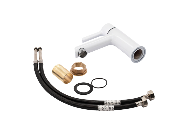 Змішувач для раковини Qtap Grand White QTGRAWCR001F