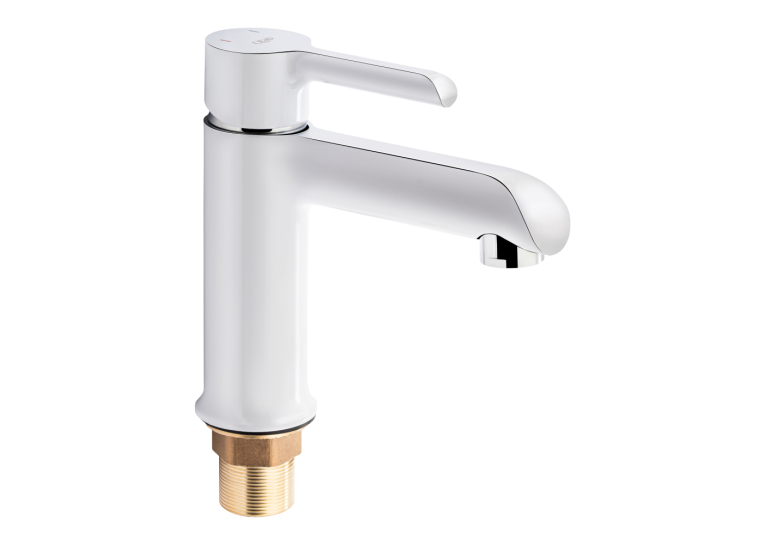 Змішувач для раковини Qtap Grand White QTGRAWCR001F