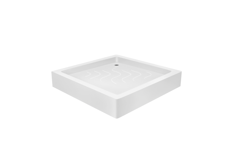 Душова кабіна Lidz Wawel SC90x90.SAT.LOW.FR, скло Frost 4 мм + піддон Mazur LWASC9090SATLOWFR2SET