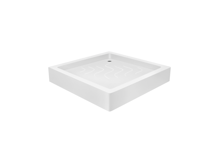 Душевая кабина Lidz Wawel SC90x90.SAT.LOW.FR, стекло Frost 4 мм + поддон Mazur LWASC9090SATLOWFR2SET